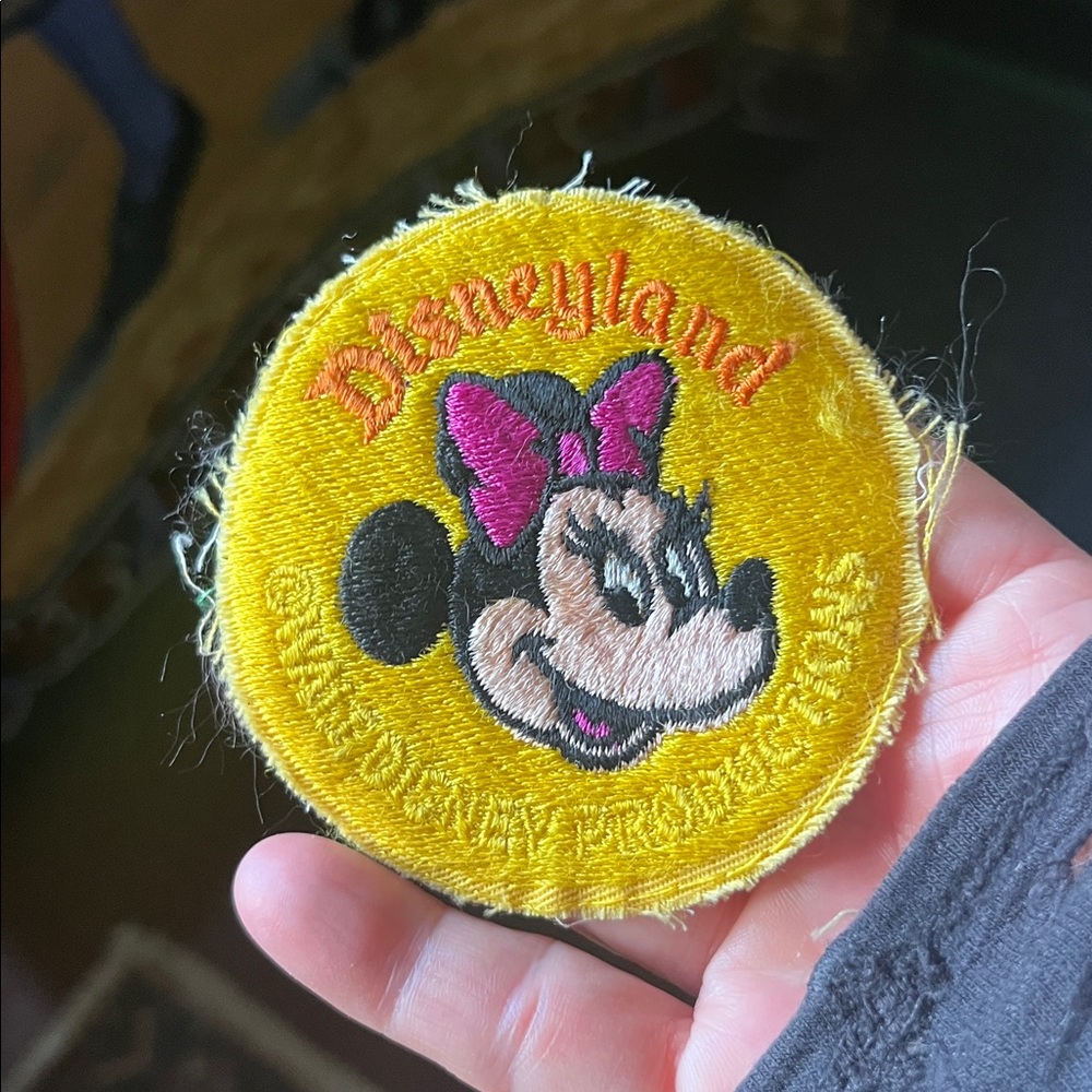 Vintage Patch Disneyland Retro Minnie Mouse